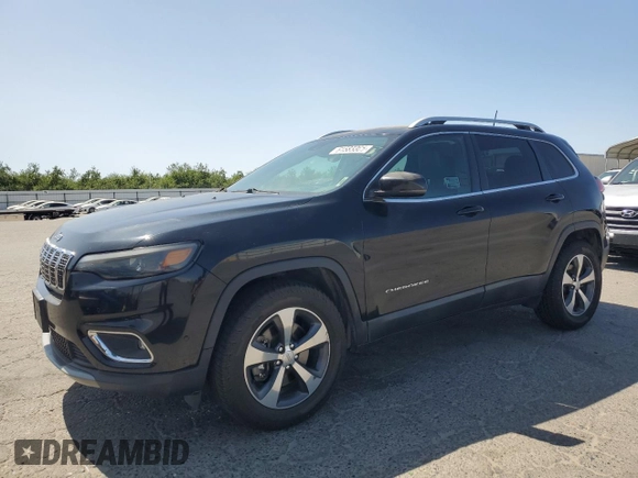 2019 Jeep Cherokee Limited with VIN 1C4PJMDX4KD280396, listed as a Copart auction lot 61583365 with 126,586 mi miles and Clean title. Bid and sale history available at DreamBid. Image 1.