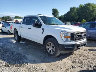 2021 Ford F-150 with VIN 1FTFW1P80MKE71179, listed as a Copart auction lot 64691115 with 57,413 mi miles and Salvage title. Bid and sale history available at DreamBid. Image 4.