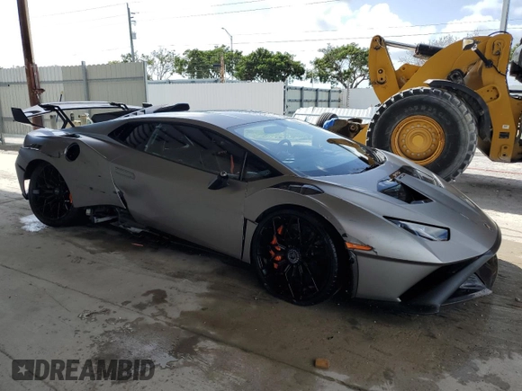 2023 Lamborghini Huracan z VIN ZHWUA6ZX6PLA25067, wystawiony jako Copart lot #79047854 z przebiegiem 13 217 mil mil oraz Nie do naprawy • Non repairable. Historia ofert i sprzedaży dostępna na DreamBid. Obrazek 4.