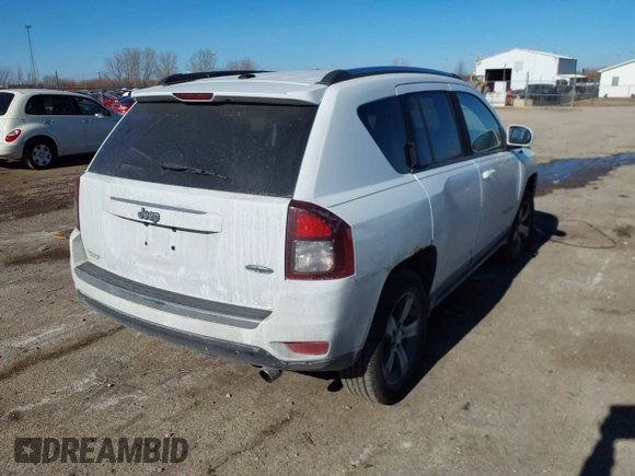 2016 Jeep Compass High Altitude Edition with VIN 1C4NJCEA8GD676091, listed as a IAAI auction lot 41447387 with 120,881 mi miles. Bid and sale history available at carsss.com. Image 4.