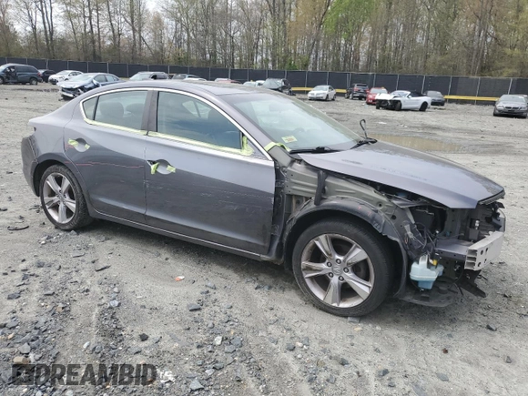 2015 Acura ILX with VIN 19VDE1F32FE007017, listed as a Copart auction lot 52372575 with 160,669 mi miles and Salvage Title. Bid and sale history available at carsss.com. Image 4.