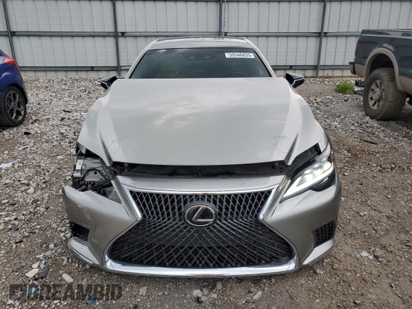2021 Lexus LS 500 with VIN JTHG5LFF1M5014039, listed as a Copart auction lot 59346835 with 41,581 mi miles and Salvage title. Bid and sale history available at DreamBid. Image 5.