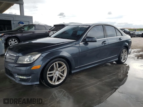 2013 Mercedes-Benz C 250 Sport with VIN WDDGF4HBXDA787894, listed as a Copart auction lot 85084134 with 148,723 mi miles and Salvage Title. Bid and sale history available at DreamBid. Image 1.