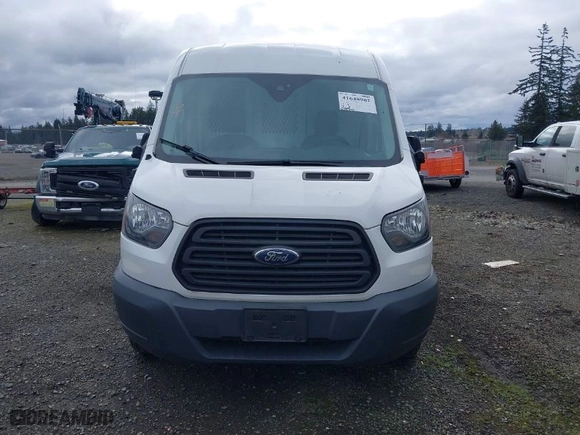2018 Ford Transit Van with VIN 1FTBW2CM9JKA90627, listed as a IAAI auction lot 41648902 with NaN miles. Bid and sale history available at carsss.com. Image 12.