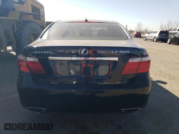 2007 Lexus LS 460 L with VIN JTHGL46FX75011432, listed as a Copart auction lot 42060325 with 137,954 mi miles and Salvage Title. Bid and sale history available at DreamBid. Image 6.