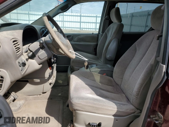 2001 Chrysler Town & Country LXi with VIN 2C4GP54L21R324666, listed as a Copart auction lot 50709465 with 245,830 mi miles and Salvage Title. Bid and sale history available at DreamBid. Image 7.