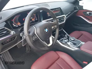 2022 BMW 3 Series 330i xDrive with VIN 3MW5R7J07N8C22774, listed as a IAAI auction lot 41649369 with 22,956 mi miles. Bid and sale history available at carsss.com. Image 5.