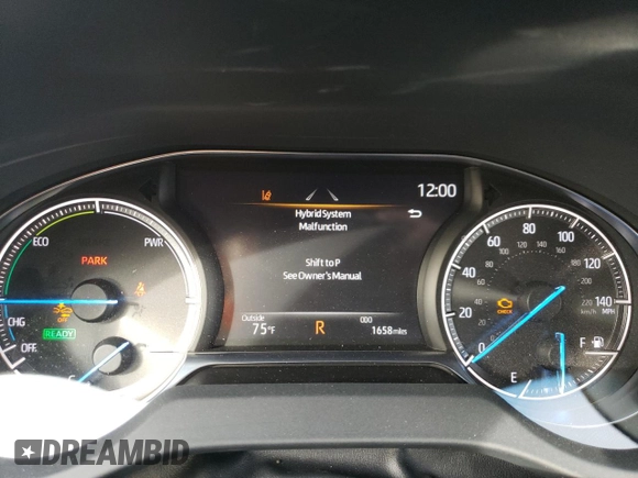 2023 Toyota Venza LE with VIN JTEAAAAH3PJ134206, listed as a Copart auction lot 48427735 with 1,658 mi miles and Salvage Title. Bid and sale history available at DreamBid. Image 9.