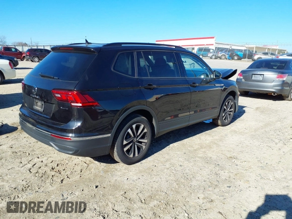 2022 Volkswagen Tiguan S with VIN 3VV0B7AX8NM109097, listed as a IAAI auction lot 41357488 with 67,492 mi miles. Bid and sale history available at carsss.com. Image 4.