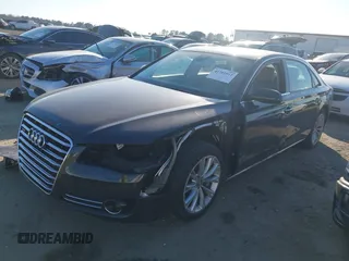 2012 Audi A8 L with VIN WAURVAFD1CN020870, listed as a IAAI auction lot 41701012 with 89,338 mi miles. Bid and sale history available at carsss.com. Image 21.
