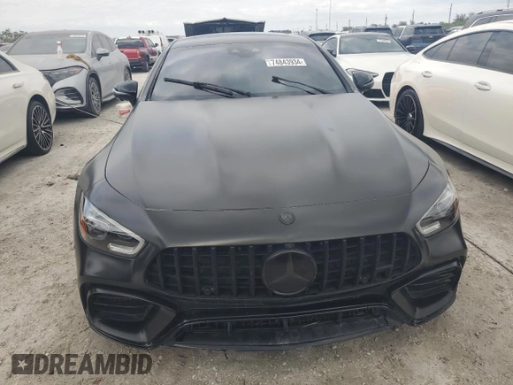 2019 Mercedes-Benz AMG GT 63 S z VIN WDD7X8KBXKA001960, wystawiony jako Copart lot #74843934 z przebiegiem Nie podano mil oraz Nie do naprawy • Non repairable. Historia ofert i sprzedaży dostępna na DreamBid. Obrazek 5.