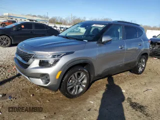 2021 Kia Seltos S with VIN KNDEU2AA7M7053823, listed as a Copart auction lot 49922315 with 51,701 mi miles and Salvage Title. Bid and sale history available at DreamBid. Image 1.