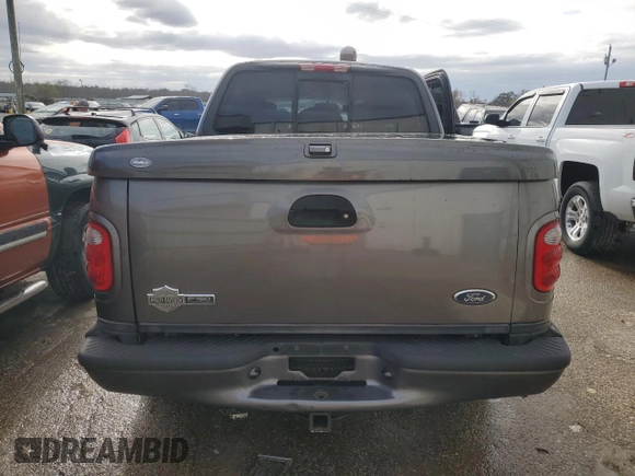 2002 Ford F-150 Harley Davidson with VIN 1FTRW07352KD72978, listed as a Copart auction lot 85037204 with 53,951 mi miles and Salvage Title. Bid and sale history available at carsss.com. Image 6.