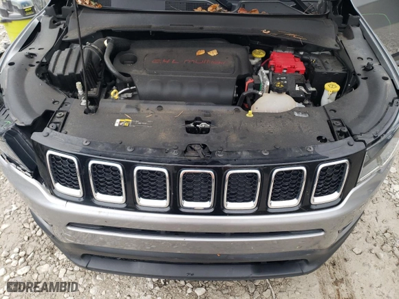 2020 Jeep Compass Latitude with VIN 3C4NJDBB6LT100572, listed as a Copart auction lot 81800944 with NaN miles and Salvage Title. Bid and sale history available at carsss.com. Image 12.