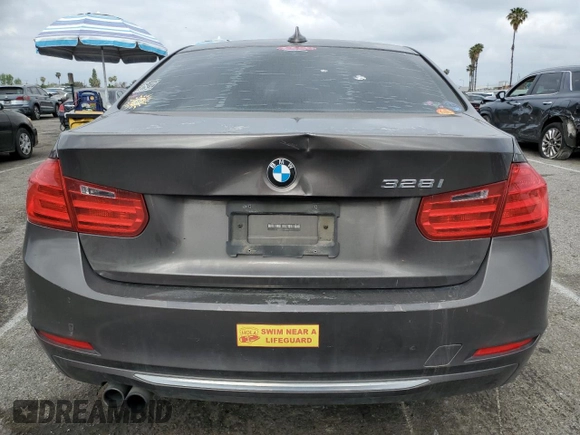 2013 BMW 3 Series 328i with VIN WBA3C1G54DNR46717, listed as a Copart auction lot 54440865 with 195,267 mi miles and Salvage Title. Bid and sale history available at carsss.com. Image 6.