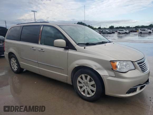 2015 Chrysler Town & Country Touring with VIN 2C4RC1BG2FR711051, listed as a Copart auction lot 54198195 with 191,545 mi miles and Salvage Title. Bid and sale history available at DreamBid. Image 4.