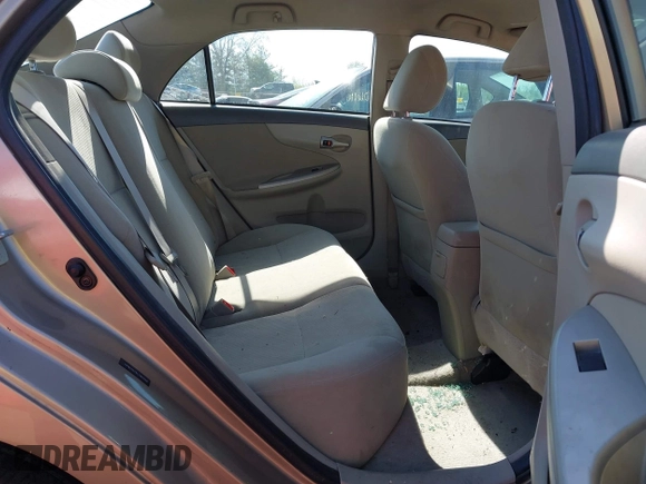 2010 Toyota Corolla with VIN 1NXBU4EE3AZ283248, listed as a IAAI auction lot 42055111 with 83,822 mi miles. Bid and sale history available at carsss.com. Image 8.