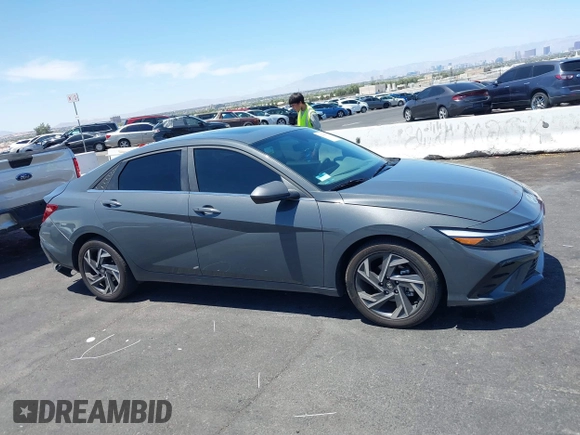 2024 Hyundai Elantra SEL with VIN KMHLS4DG3RU795634, listed as a IAAI auction lot 42506655 with 19,443 mi miles and . Bid and sale history available at DreamBid. Image 13.