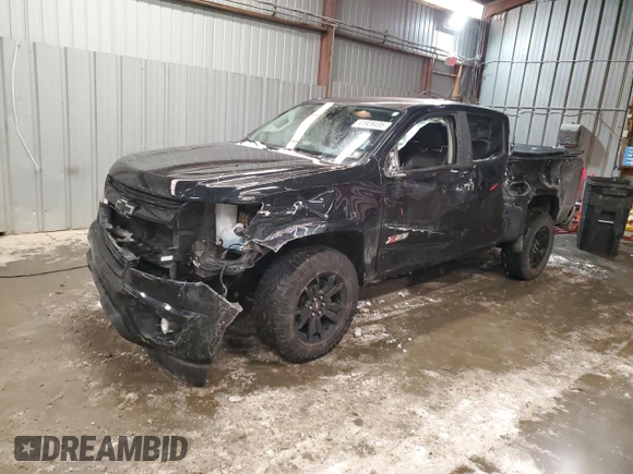 2020 Chevrolet Colorado 4WD Z71 with VIN 1GCGTDEN9L1123067, listed as a Copart auction lot 41926435 with 43,329 mi miles and Salvage title. Bid and sale history available at DreamBid. Image 1.