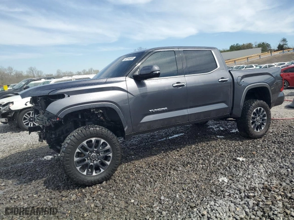 2023 Toyota Tundra 4WD Limited with VIN 5TFJA5DB5PX128164, listed as a Copart auction lot 50194805 with 32,641 mi miles and Salvage Title. Bid and sale history available at carsss.com. Image 1.