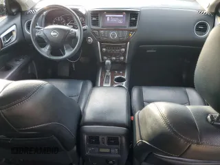 2015 Nissan Pathfinder Platinum with VIN 5N1AR2MN2FC697024, listed as a Copart auction lot 61791855 with 93,366 mi miles and Salvage title. Bid and sale history available at DreamBid. Image 8.