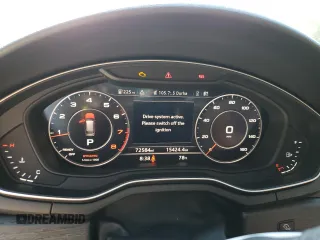2018 Audi A4 allroad Premium Plus with VIN WA18NAF47JA024404, listed as a Copart auction lot 56096614 with 72,584 mi miles and Salvage Title. Bid and sale history available at carsss.com. Image 9.