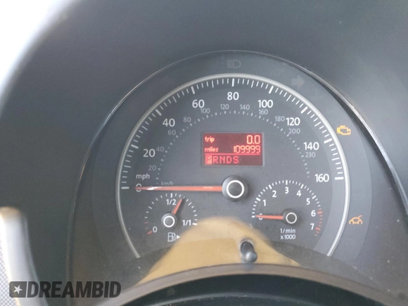 2007 Volkswagen Beetle with VIN 3VWRG31Y47M422091, listed as a Copart auction lot 80124674 with 109,999 mi miles and Salvage title. Bid and sale history available at DreamBid. Image 9.