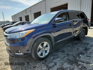 2015 Toyota Highlander Limited с VIN 5TDYKRFH5FS072932, выставлен на аукционе Copart как лот 64165405 с пробегом 177 418 миль миль и Списание • Salvage title. История ставок и продаж доступна на DreamBid. Изображение 1.