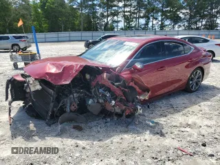 2019 Lexus ES 350 with VIN 58ABZ1B18KU045651, listed as a Copart auction lot 57660465 with 77,661 mi miles and Salvage title. Bid and sale history available at DreamBid. Image 1.