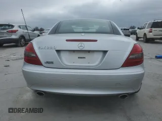 2008 Mercedes-Benz SLK-Class 3.0L with VIN WDBWK54F28F181903, listed as a Copart auction lot 46218965 with 79,110 mi miles and Salvage Title. Bid and sale history available at carsss.com. Image 6.