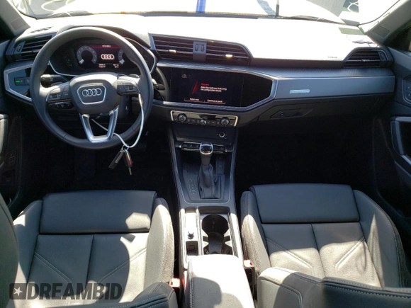 2022 Audi Q3 S line Premium Plus with VIN WA1EECF36N1148238, listed as a Copart auction lot 46962973 with 2,656 mi miles and . Bid and sale history available at DreamBid. Image 8.