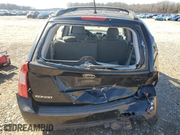 2007 Kia Rondo LX Base with VIN KNAFG525X77090378, listed as a Copart auction lot 45618045 with Not Provided miles and Salvage Title. Bid and sale history available at carsss.com. Image 6.