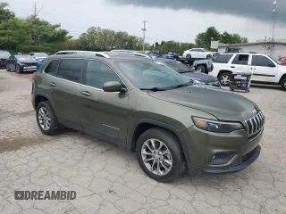 2021 Jeep Cherokee Latitude Lux with VIN 1C4PJLMNXMD144236, listed as a Copart auction lot 75487924 with 30,865 mi miles and Salvage Title. Bid and sale history available at carsss.com. Image 4.
