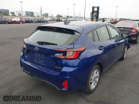 2024 Subaru Impreza with VIN JF1GUABC7R8379504, listed as a IAAI auction lot 42172088 with 14,521 mi miles and . Bid and sale history available at DreamBid. Image 4.