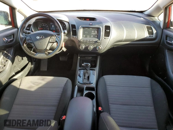 2017 Kia Forte S with VIN 3KPFL4A76HE121249, listed as a Copart auction lot 48788735 with 41,465 mi miles and Salvage Title. Bid and sale history available at DreamBid. Image 8.