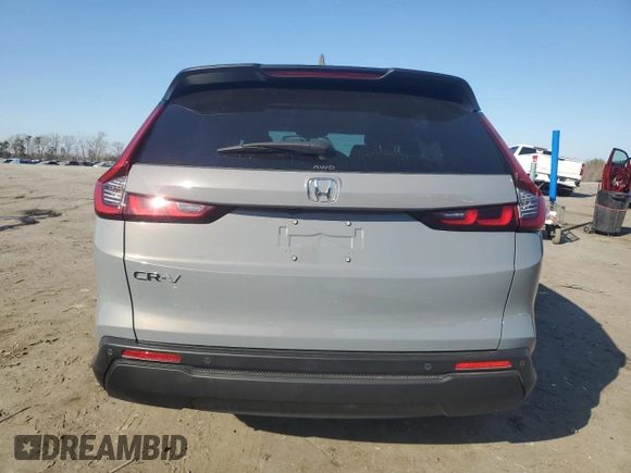 2025 Honda CR-V EX-L with VIN 2HKRS4H70SH451199, listed as a Copart auction lot 48839745 with 4,123 mi miles and Salvage Title. Bid and sale history available at DreamBid. Image 6.