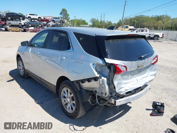 2021 Chevrolet Equinox LT with VIN 3GNAXKEV1MS126504, listed as a IAAI auction lot 41833363 with 76,137 mi miles. Bid and sale history available at carsss.com. Image 3.