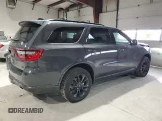 2025 Dodge Durango GT Plus with VIN 1C4RDJDG5SC506983, listed as a Copart auction lot 82427384 with 1,404 mi miles and Salvage title. Bid and sale history available at DreamBid. Image 3.