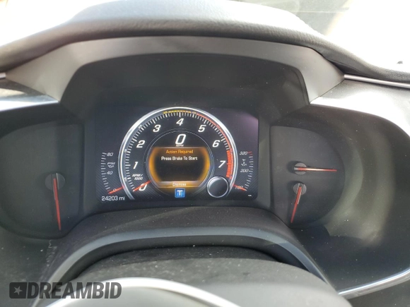 2015 Chevrolet Corvette 2LT with VIN 1G1YD2D78F5113614, listed as a Copart auction lot 70638624 with 24,203 mi miles and Clean Title. Bid and sale history available at carsss.com. Image 9.