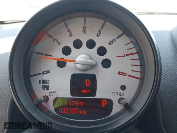 2013 MINI Countryman S ALL4 with VIN WMWZC5C54DWP34224, listed as a IAAI auction lot 42141400 with 33,307 mi miles and . Bid and sale history available at DreamBid. Image 7.