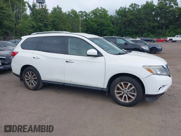 2015 Nissan Pathfinder SL with VIN 5N1AR2MM5FC705429, listed as a IAAI auction lot 42678231 with 162,526 mi miles and . Bid and sale history available at DreamBid. Image 13.