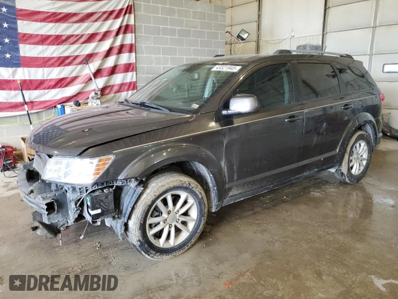2017 Dodge Journey SXT with VIN 3C4PDCBB8HT587176, listed as a Copart auction lot 43321945 with 145,018 mi miles and Salvage Title. Bid and sale history available at DreamBid. Image 1.