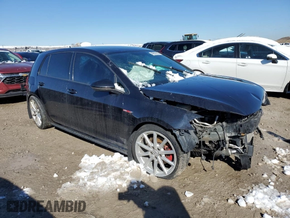 2016 Volkswagen Golf GTI SE with VIN 3VW4T7AU9GM009142, listed as a Copart auction lot 49830165 with 93,248 mi miles and Salvage Title. Bid and sale history available at carsss.com. Image 4.