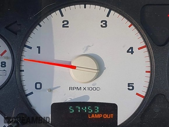 2004 Dodge Ram 2500 SLT with VIN 3D7KA28604G133004, listed as a IAAI auction lot 41654514 with 57,453 mi miles. Bid and sale history available at carsss.com. Image 15.