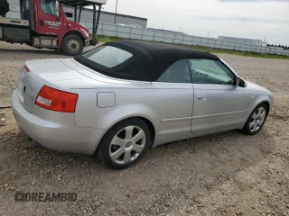 2004 Audi A4 3.0L z VIN WAUDT48HX4K019544, wystawiony jako Copart lot #60049135 z przebiegiem 25 266 mil mil oraz Czysty tytuł • Clean title. Historia ofert i sprzedaży dostępna na DreamBid. Obrazek 3.