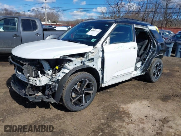 2021 Chevrolet TrailBlazer RS with VIN KL79MUSL2MB174573, listed as a IAAI auction lot 41661917 with 68,646 mi miles. Bid and sale history available at carsss.com. Image 17.