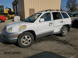 2002 Hyundai Santa Fe GLS with VIN KM8SC73D02U247565, listed as a Copart auction lot 82780014 with Not Provided miles and Salvage Title. Bid and sale history available at carsss.com. Image 1.