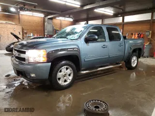 2008 Chevrolet Silverado 1500 LTZ with VIN 3GCEK13J98G220142, listed as a Copart auction lot 50346755 with 124,481 mi miles and Salvage Title. Bid and sale history available at carsss.com. Image 1.