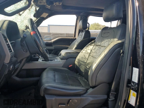 2017 Ford F-150 Raptor with VIN 1FTFW1RG2HFC18383, listed as a Copart auction lot 53520625 with 119,522 mi miles and Clean Title. Bid and sale history available at DreamBid. Image 7.