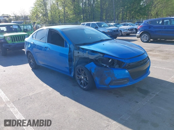 2016 Dodge Dart SE with VIN 1C3CDFAA2GD750339, listed as a IAAI auction lot 41985802 with 139,419 mi miles. Bid and sale history available at carsss.com. Image 1.